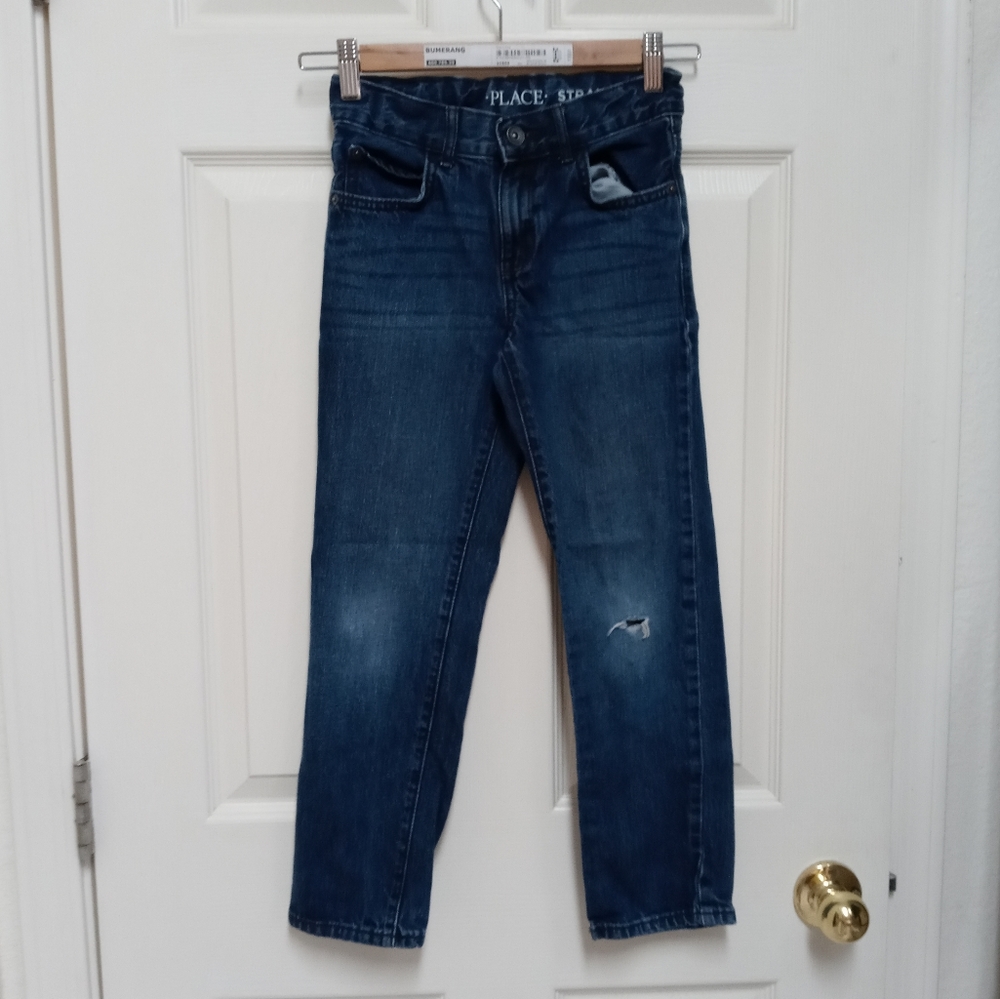 "Place" Straight Childrens Blue Jeans
